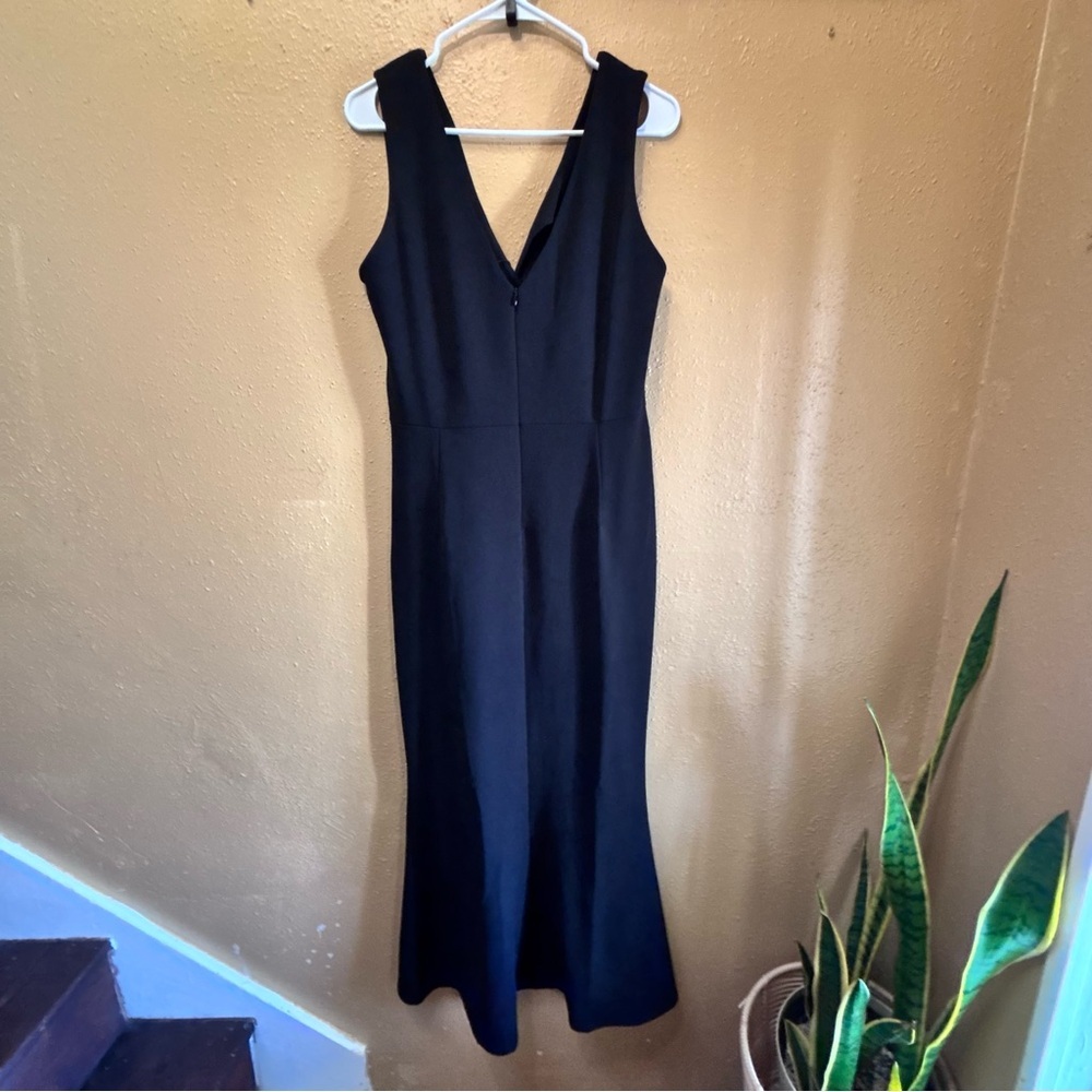 WOOSEA Women Sleeveless V Neck Split Evening Cocktail Long Dress XL - Picture 7 of 8